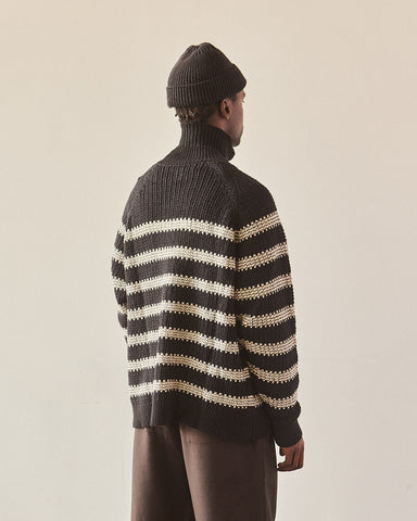 Jan-Jan Van Essche Knit #57, Black Natural Stripe