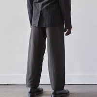 Jan-Jan Van Essche Pleated Trousers #68, Sumi