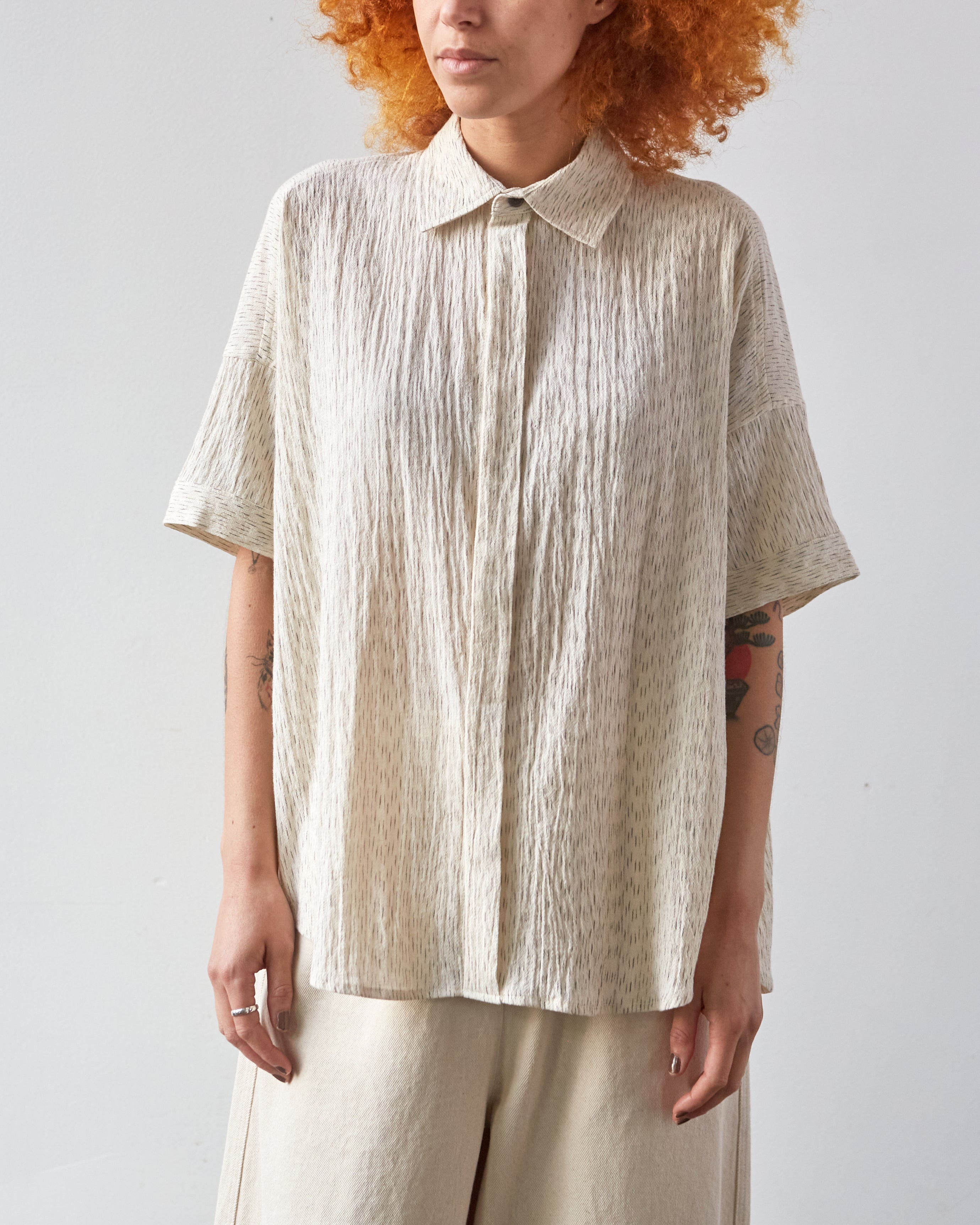 Jan-Jan Van Essche Shirt #88, Rain Kasuri – Glasswing
