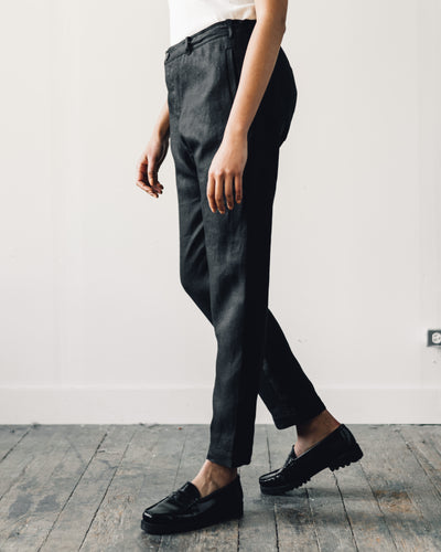 Jan-Jan Van Essche Trouser #49, Black Hemp