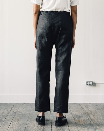 Jan-Jan Van Essche Trouser #49, Black Hemp