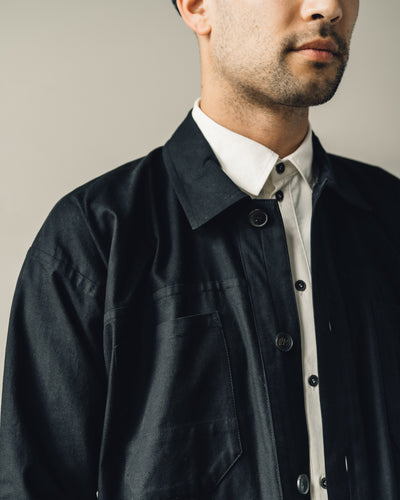 Jan-Jan Van Essche Jacket #30, Black Soft Twill
