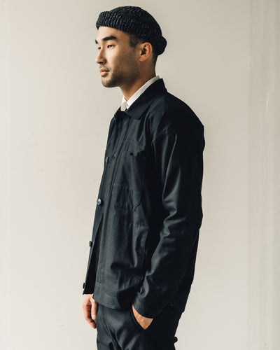 Jan-Jan Van Essche Jacket #30, Black Soft Twill