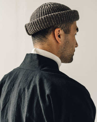 Jan-Jan Van Essche Jacket #36, Black Wool/Linen