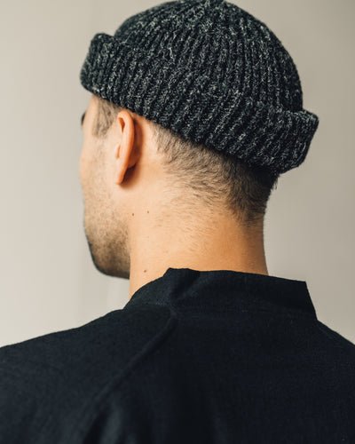 Jan-Jan Van Essche Shirt #72, Black Wool Flannel