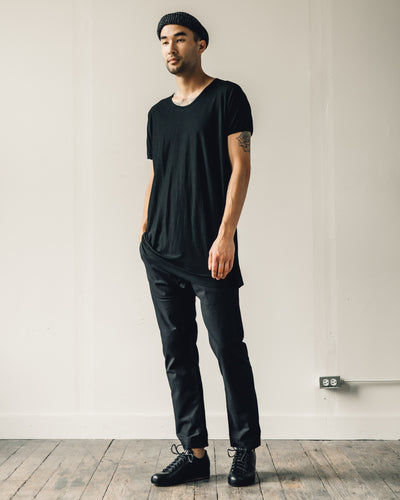 Jan-Jan Van Essche Tee #55, Black Organic Cotton