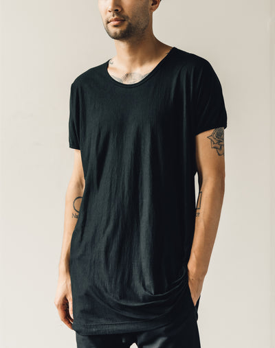 Jan-Jan Van Essche Tee #55, Black Organic Cotton