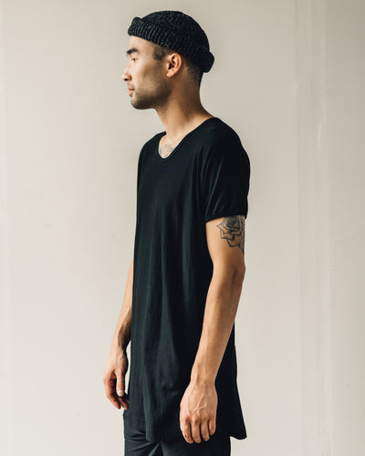 Jan-Jan Van Essche Tee #55, Black Organic Cotton