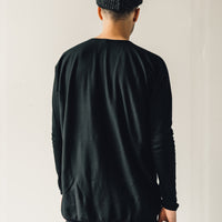 Jan-Jan Van Essche Tee #57, Black 1/1 Rib Cotton