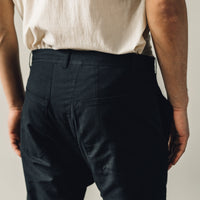 Jan-Jan Van Essche Trousers #49, Black Soft Twill