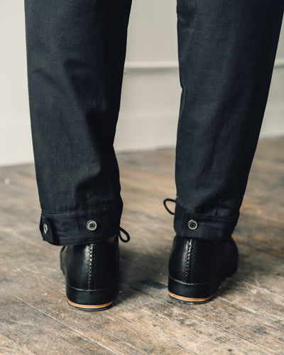 Jan-Jan Van Essche Trousers #50, Black Soft Twill