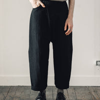 Jan-Jan Van Essche Trouser #53, Black Bamboo