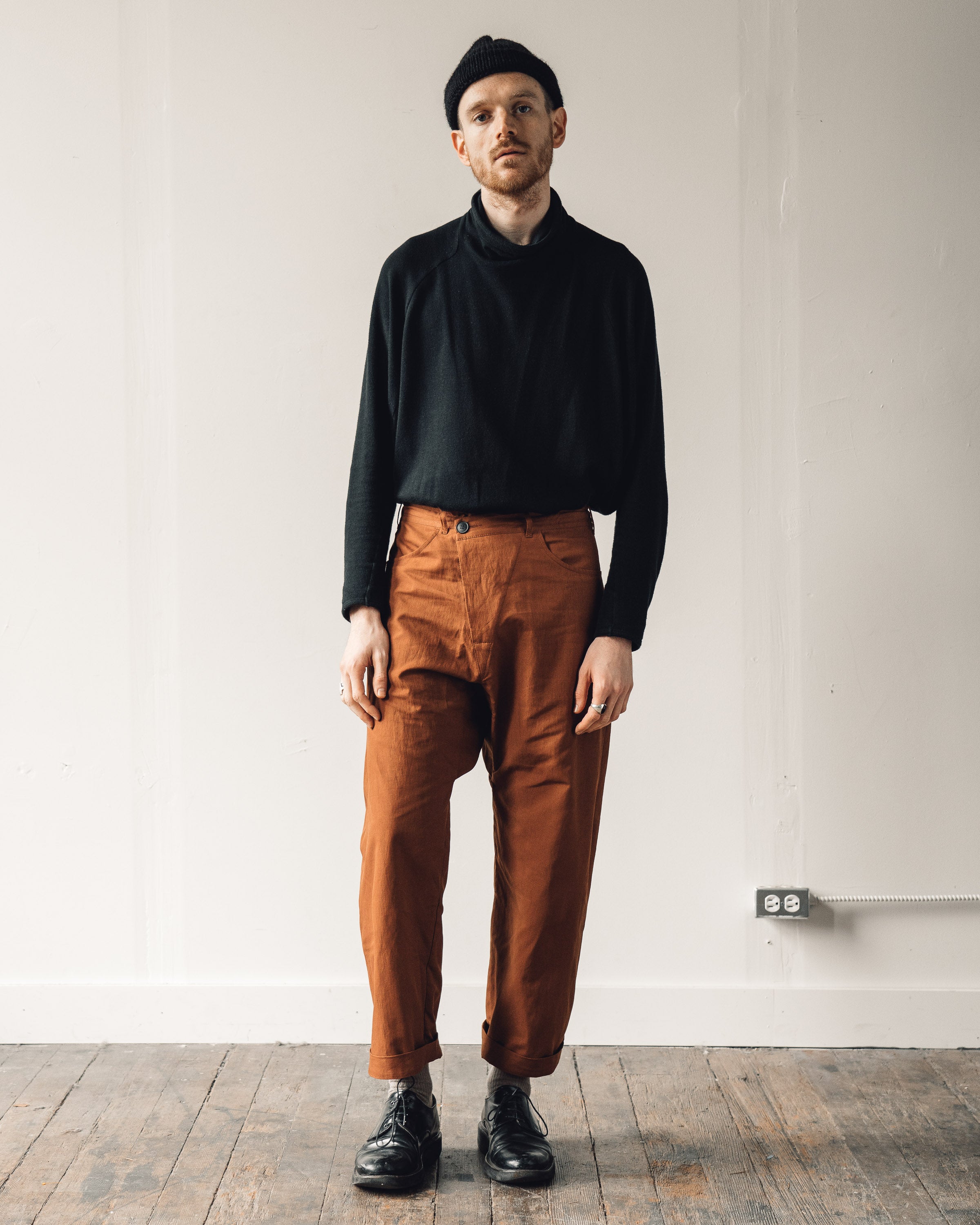 Jan-Jan Van Essche Trouser #53, Rust Twill – Glasswing