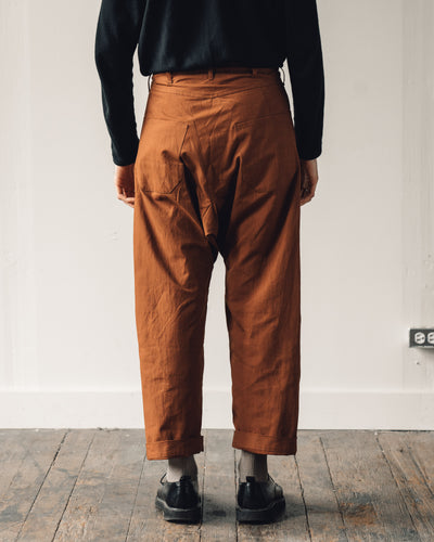 Jan-Jan Van Essche Trouser #53, Rust Twill