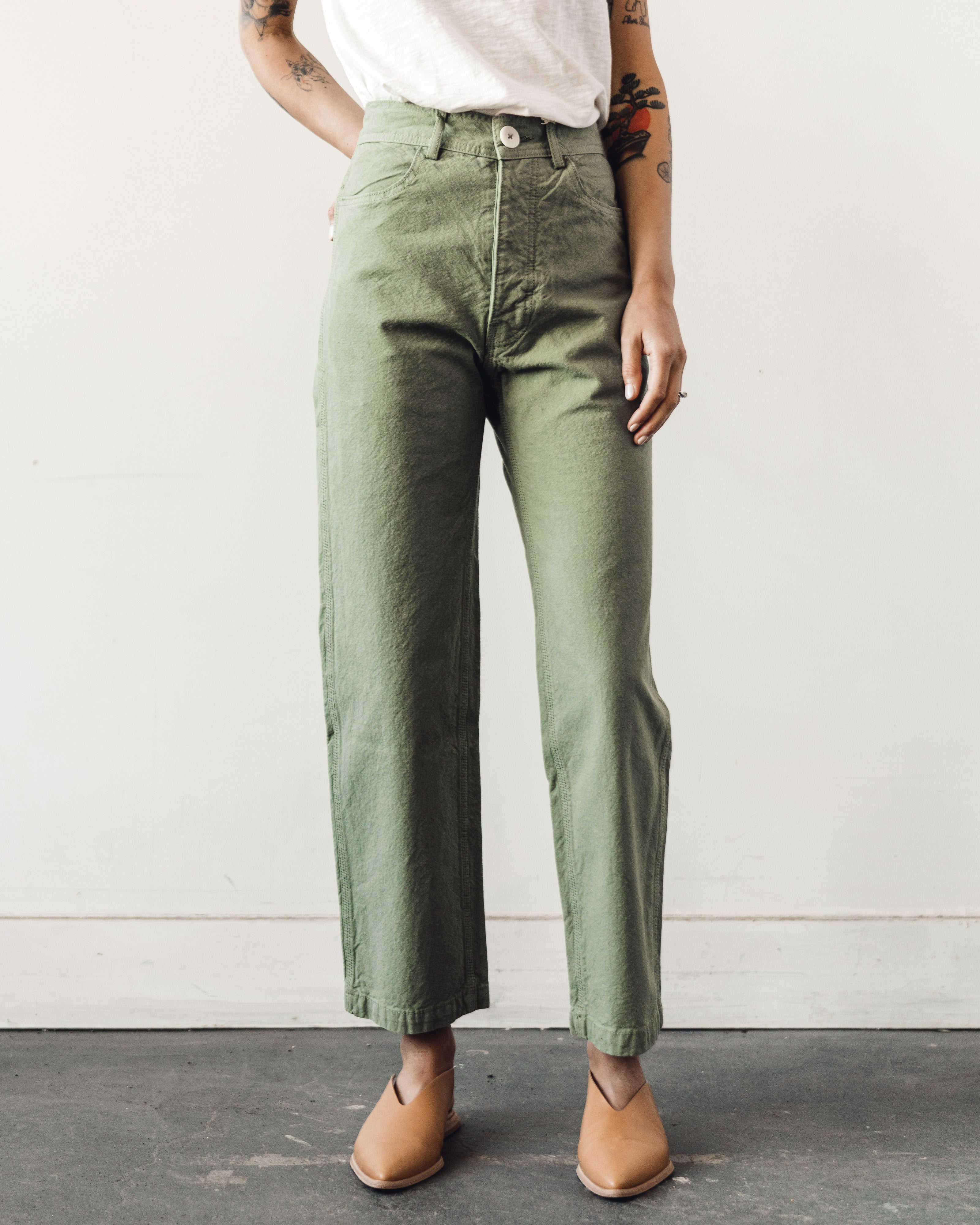 Jesse Kamm Handy Pant, Shrub – Glasswing