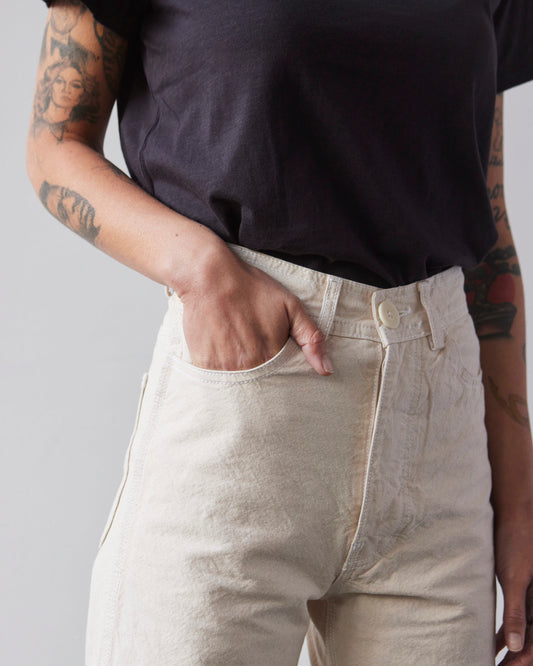 Jesse Kamm Handy Pant, Ecru