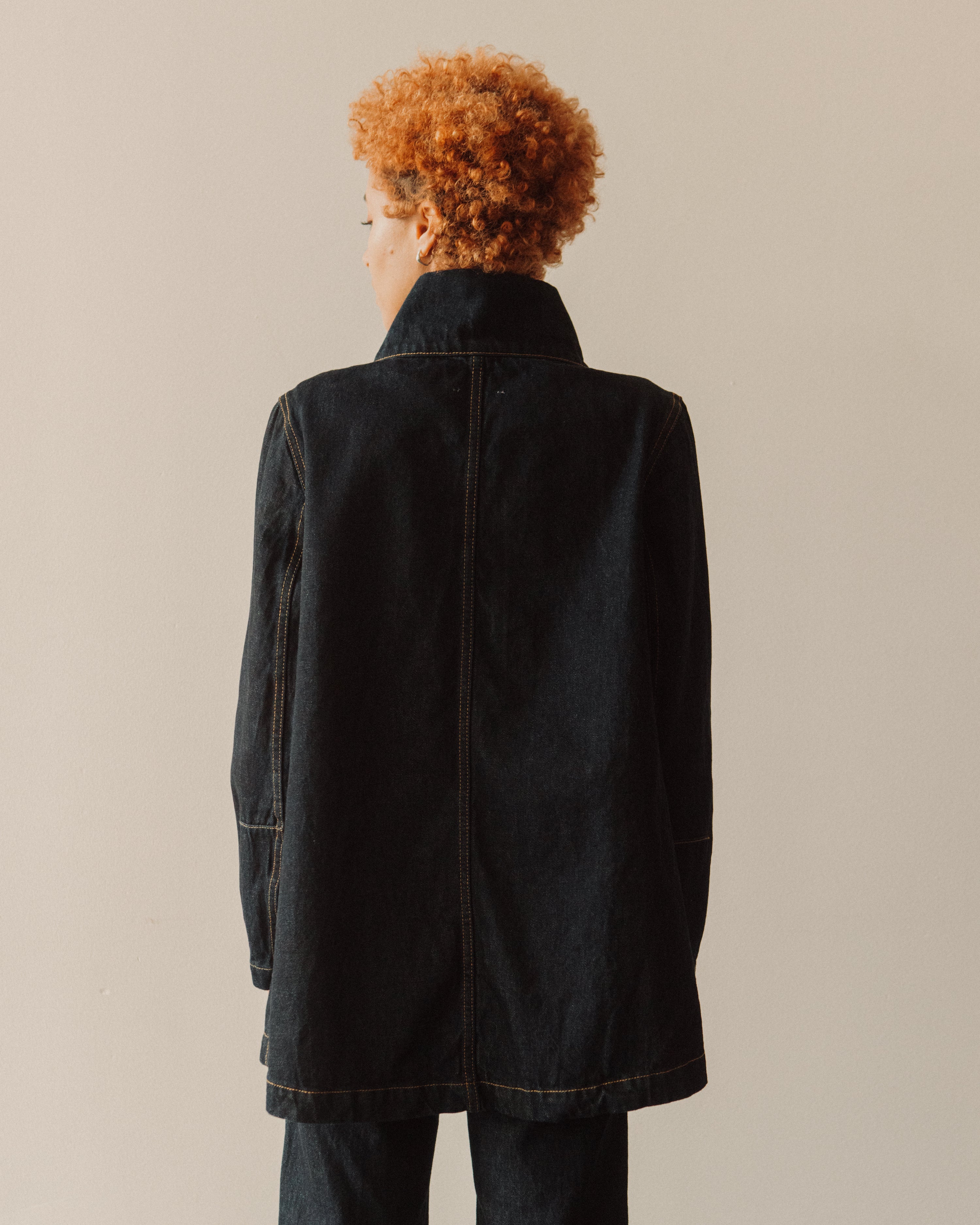 Jesse Kamm Japanese Denim Deck Jacket, Dark Blue – Glasswing