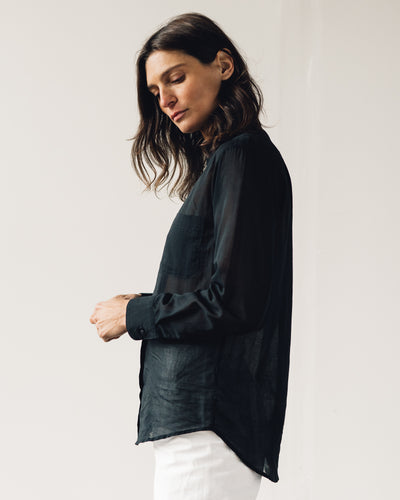 Jesse Kamm Georgio Button Down, Black