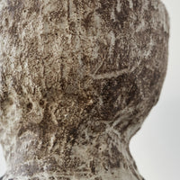 Jojo Corväiá Carved Ceramic Planter with Saucer, V-1124