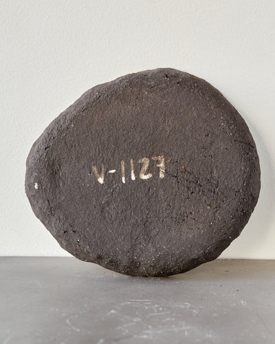 Jojo Corväiá Carved Ceramic Planter with Saucer, V-1127