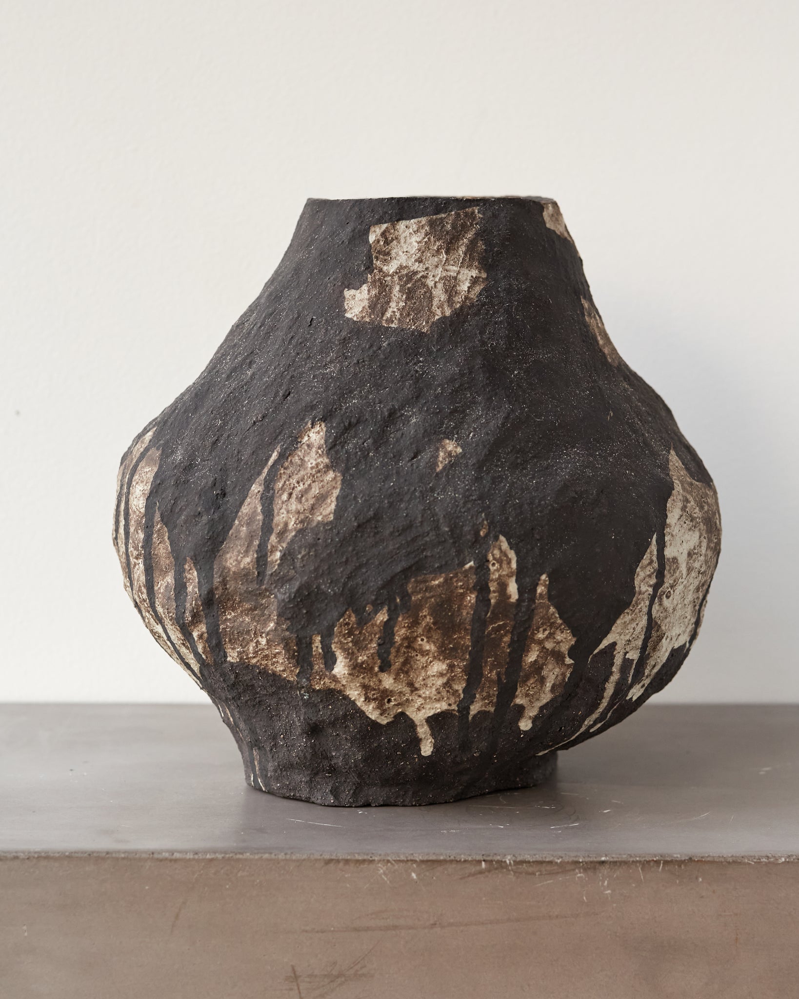 Jojo Corväiá Carved Ceramic Vase, V-1118