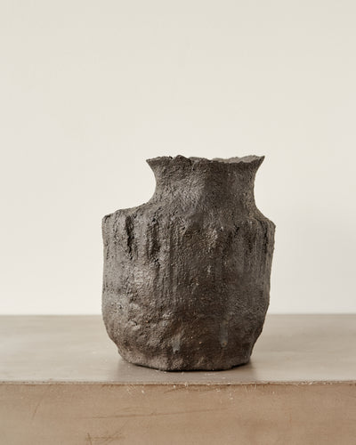 Jojo Corväiá Carved Ceramic Vase, V-1121