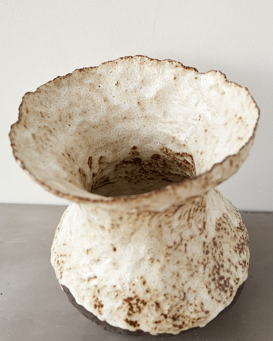 Jojo Corväiá Carved Ceramic Vase, V-1130
