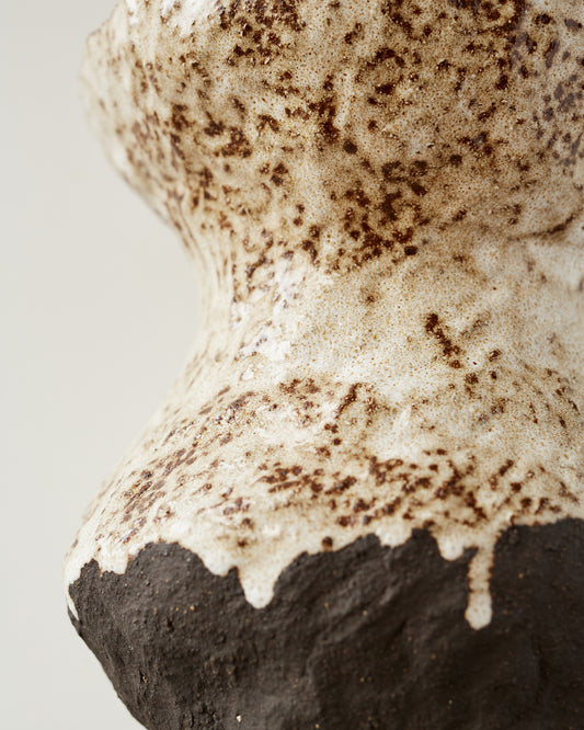Jojo Corväiá Carved Ceramic Vase, V-1130