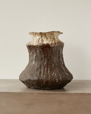 Jojo Corväiá Carved Ceramic Vase, V-1132