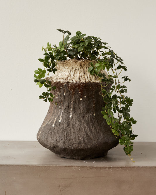 Jojo Corväiá Carved Ceramic Vase, V-1132