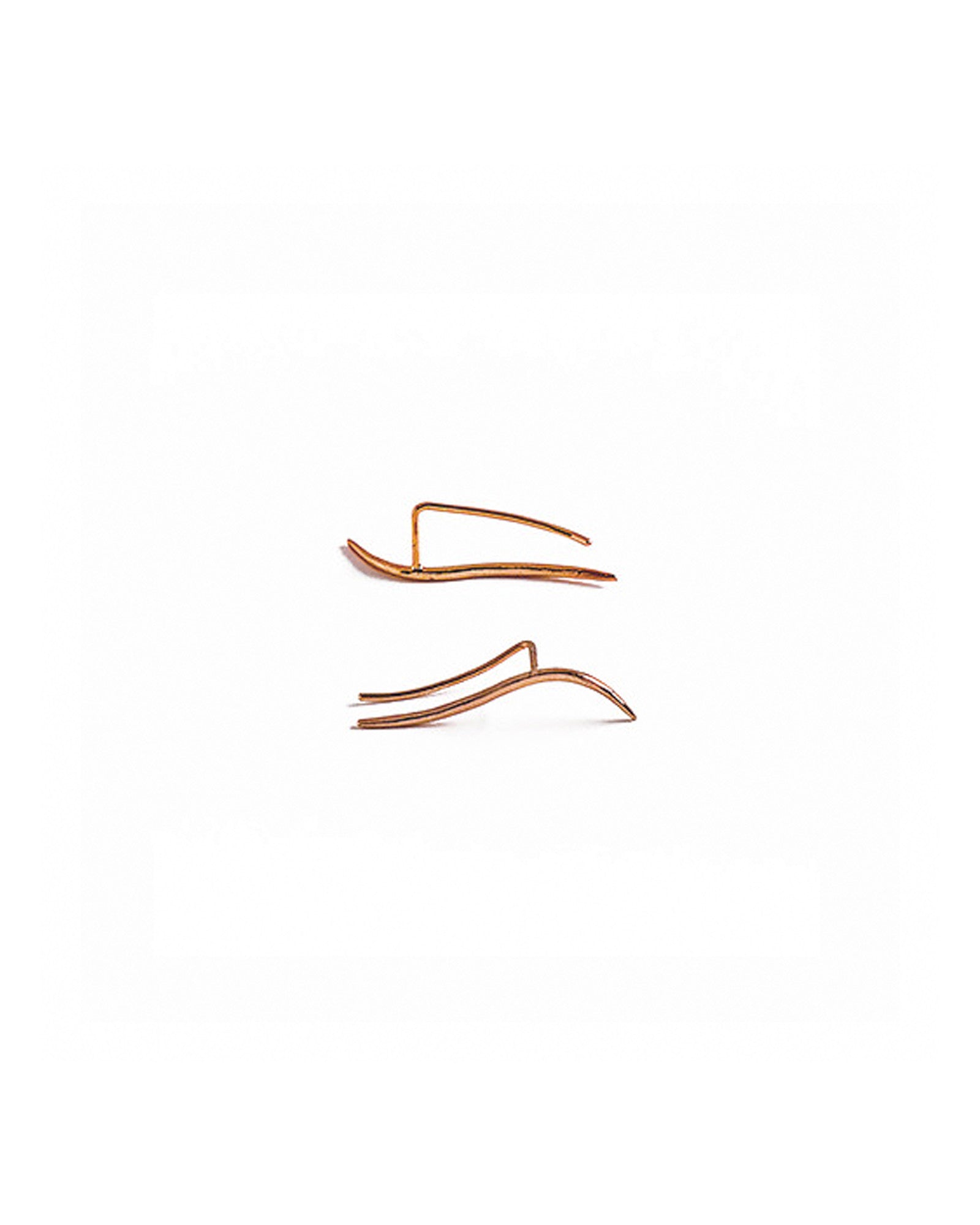 Knobbly Studio Calligraphic Ear Pin Rose Gold