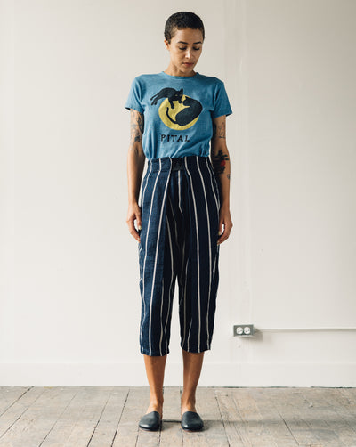 Kapital Catpital Tee, Indigo