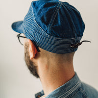 Kapital Old Man and the Sea Cap 12oz Denim, Midtone