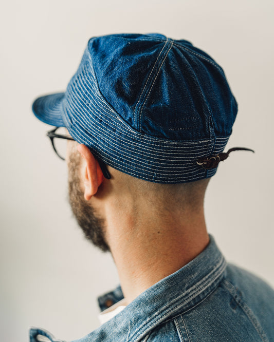 Kapital Old Man and the Sea Cap 12oz Denim, Midtone