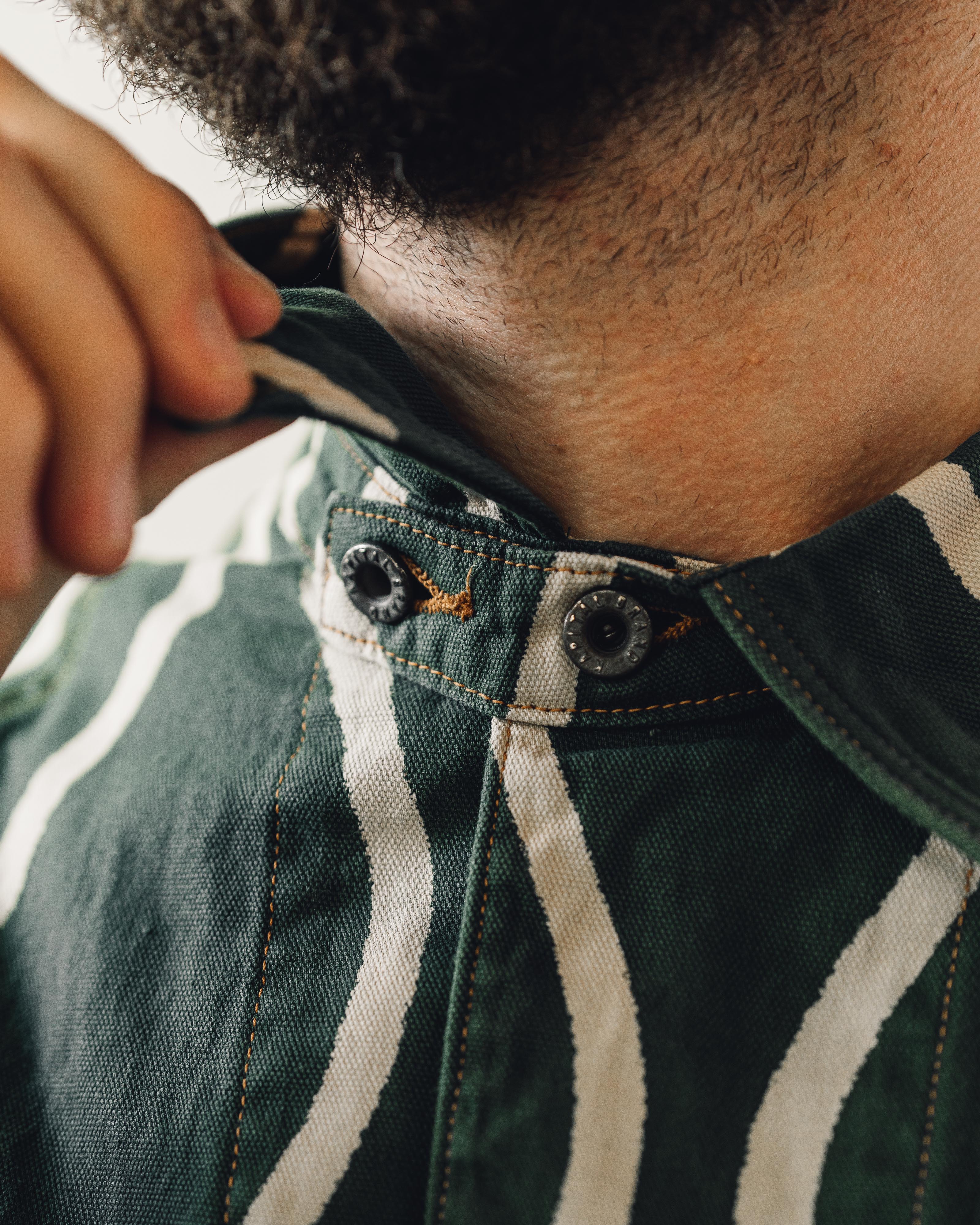 Kapital Unisex Sickness Stripe Cactus Jacket, Green – Glasswing