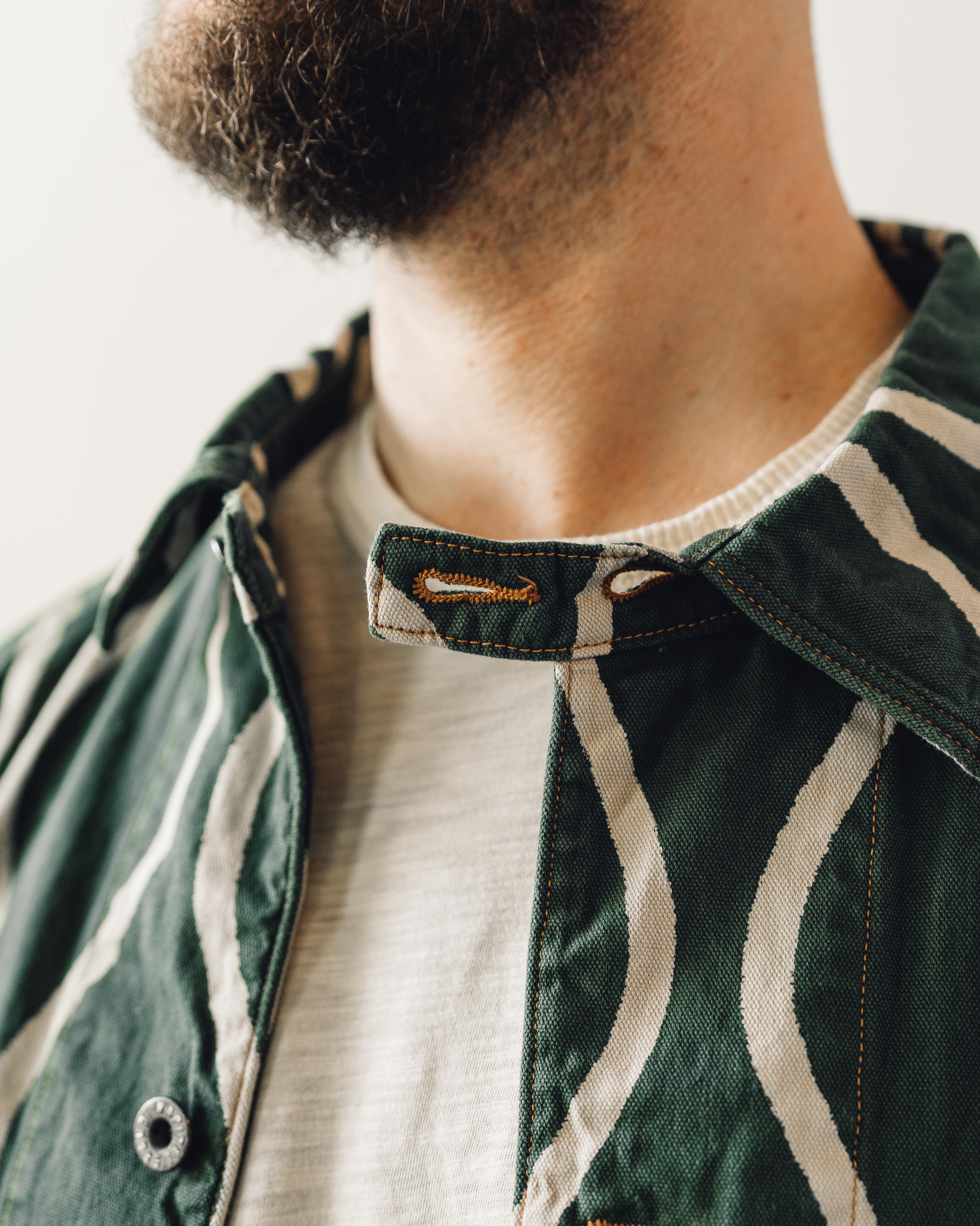 Kapital Unisex Sickness Stripe Cactus Jacket, Green – Glasswing