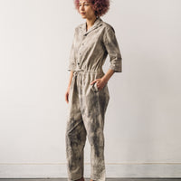 Kapital Dump Jumpsuit, Ecru/Grey