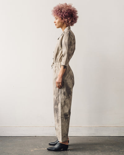 Kapital Dump Jumpsuit, Ecru/Grey