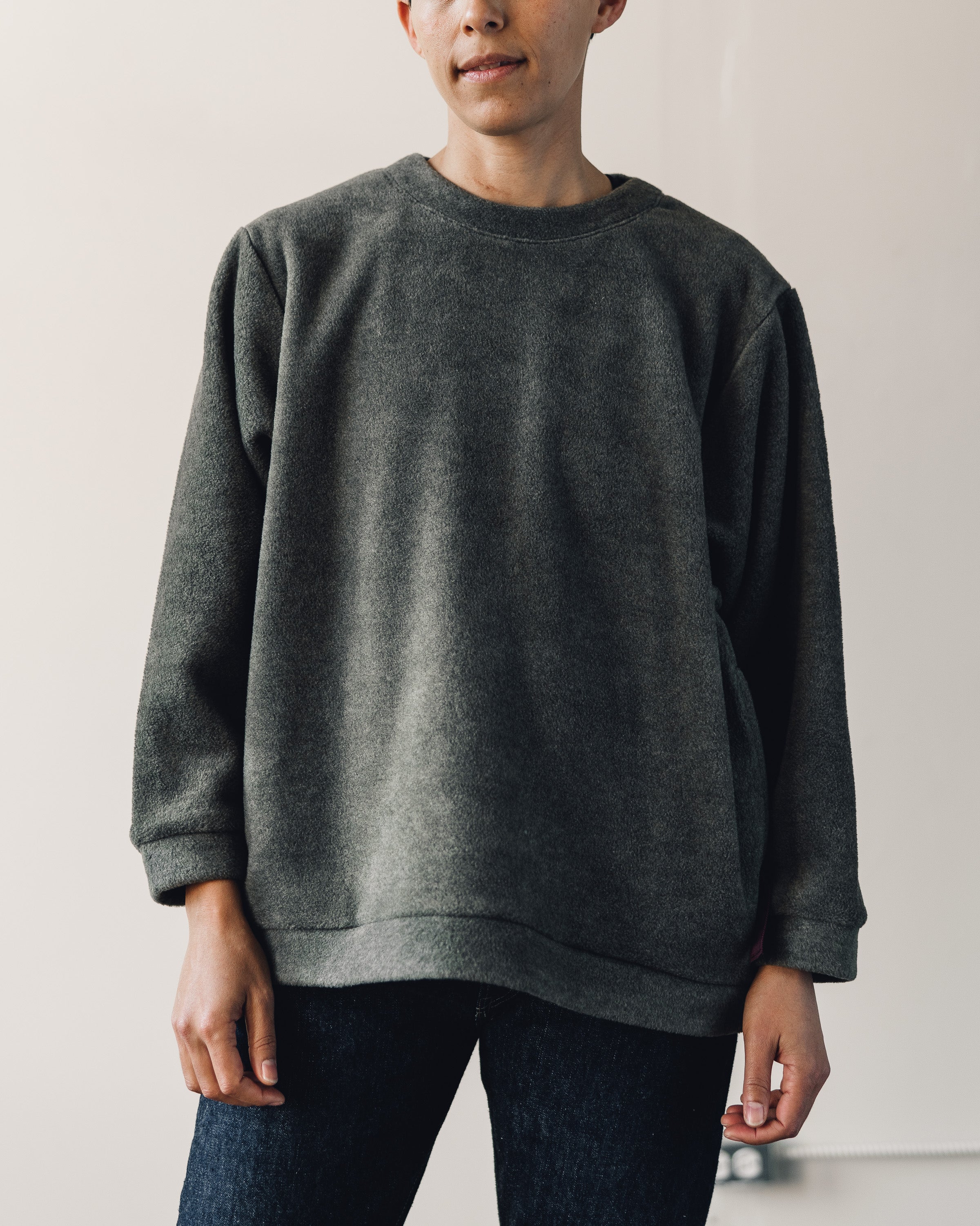 Reverse fleece sweatshirt 2025
