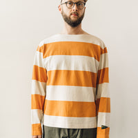 Kapital Unisex Tenjiku Boat Neck Tee, Orange