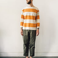 Kapital Unisex Tenjiku Boat Neck Tee, Orange