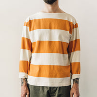 Kapital Unisex Tenjiku Boat Neck Tee, Orange