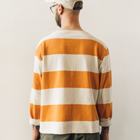 Kapital Unisex Tenjiku Boat Neck Tee, Orange