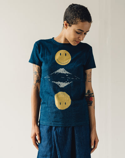 Kapital Jersey Crew Tee, Fuji Smile