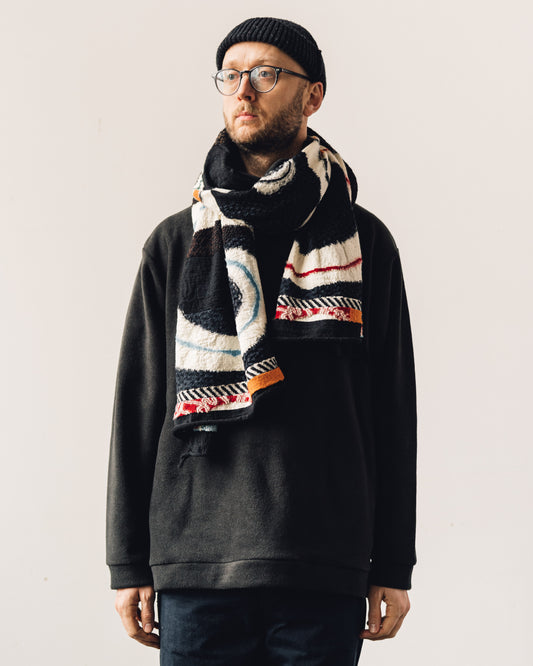 Kapital Compressed Wool Scarf, Ainu Five Rings