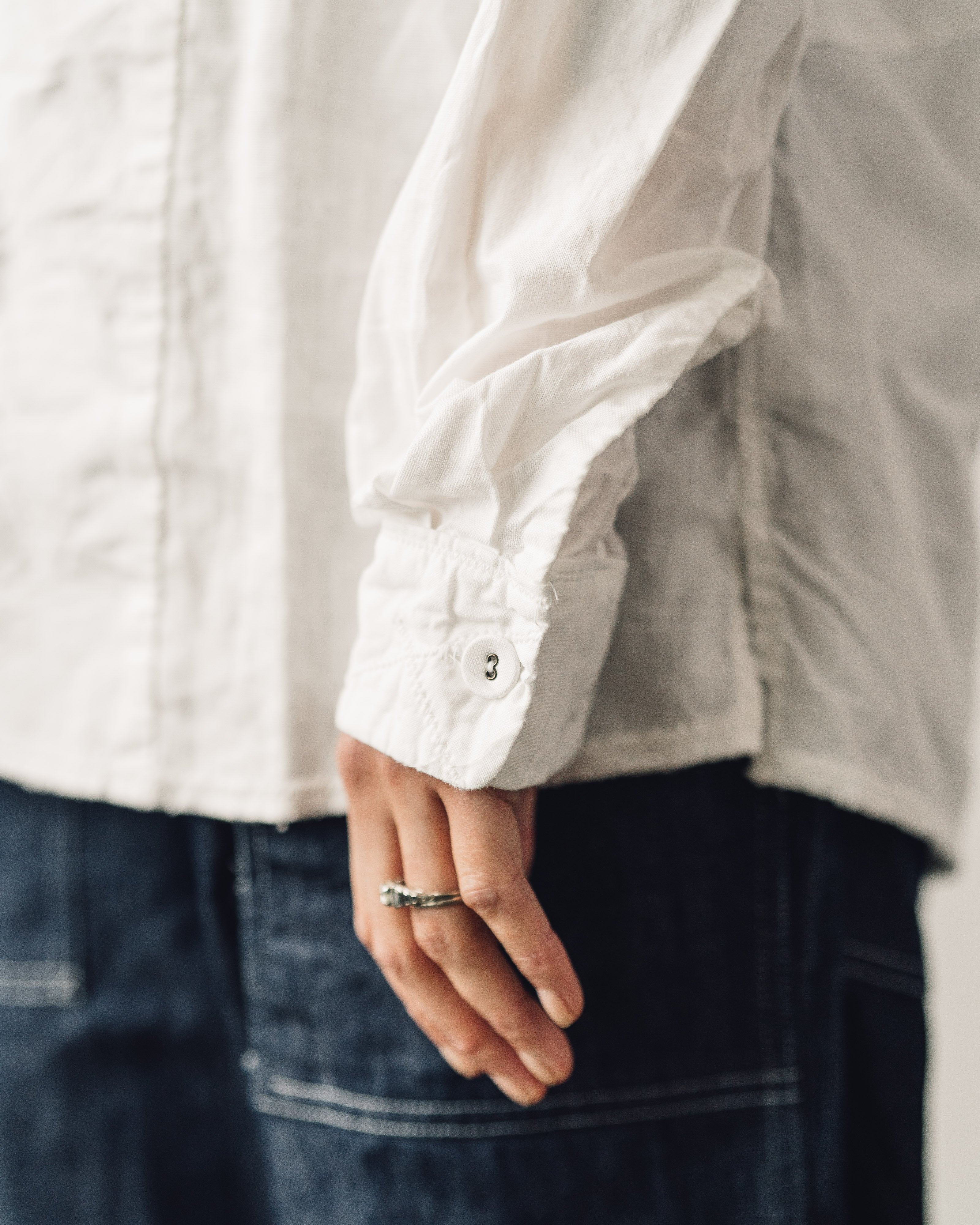 Kapital Katmandu Shirt, White – Glasswing