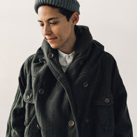 Kapital Vintage Melton Wool Ring Coat