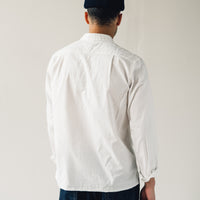 Kapital Ox Cloth Fringed Shirt, White