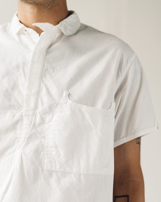 Kapital Ox Goodman Pull Shirt, White
