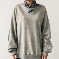 Kapital Quilted Big Sweat, Grey